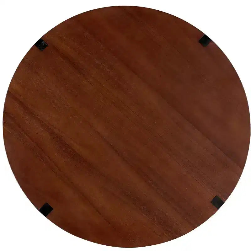 Round Decorative Wall Mirror with Wavy Design, Modern Accent Mirror for Bedroom, Bathroom, Living Room, Entryway
