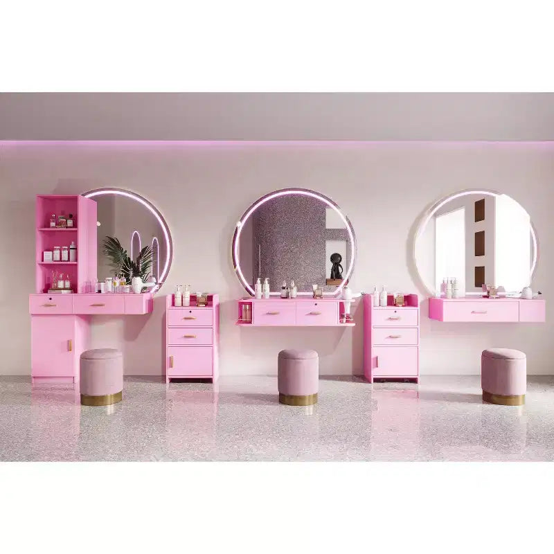 Locking Beauty Salon Storage Cabinet Hair Dryer Holder Stylist Equipment Drawer