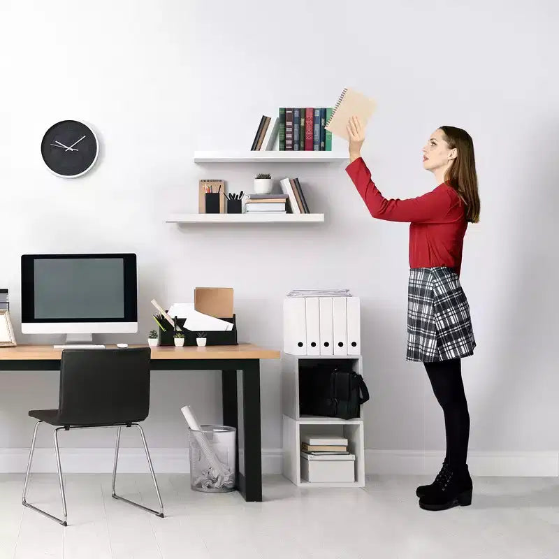 Floating Wall Shelves (24x9) for Bedroom, Decor, Kitchen, Living Room - for Trophies, Frames, Bookshelf