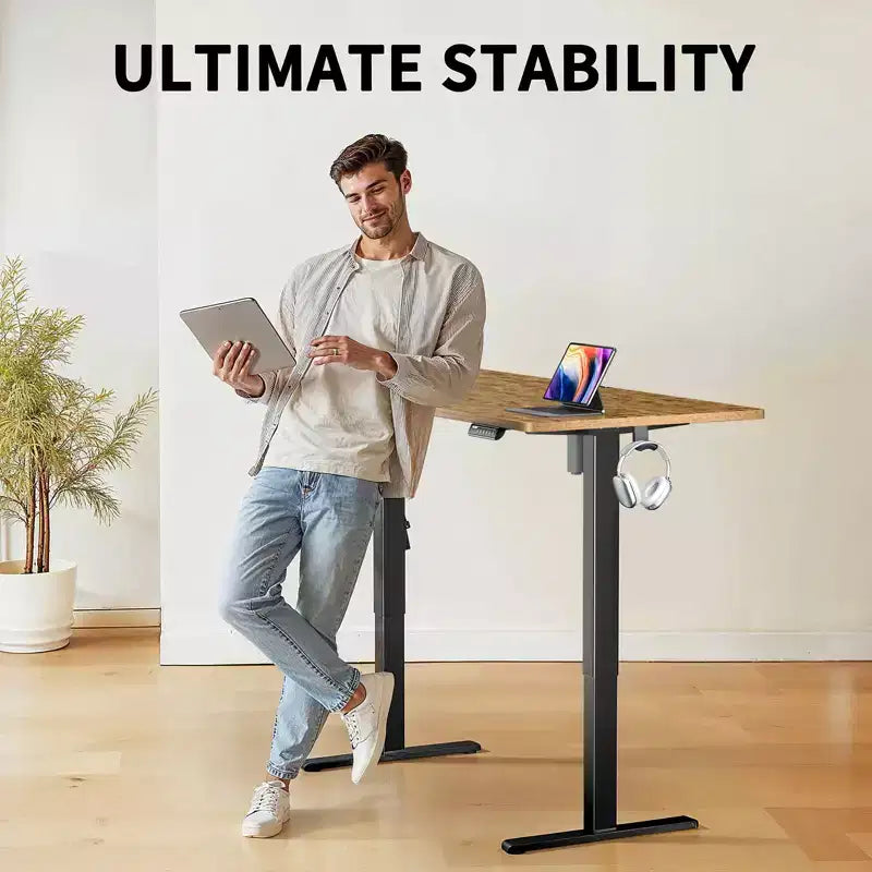 inch Electric Lift Desk, Adjustable Height Ergonomic Electric Office Standing Desk