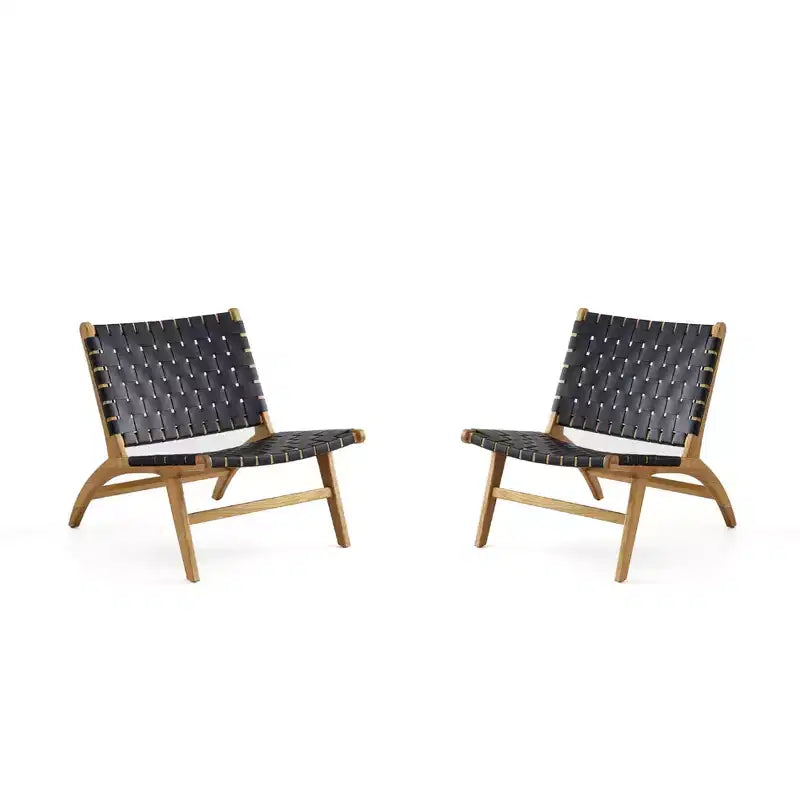 Leatherette Accent Chairs