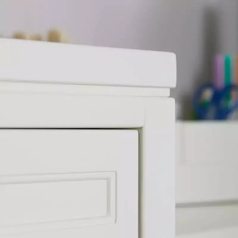 Crafting Kids' Artwork Cabinet: Children's Wooden Arts and Crafts supplies Organizer with Paper Storage Drawers