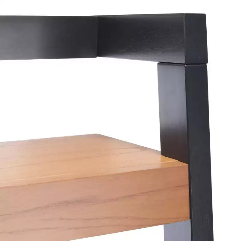5 Tier Leaning Etagere Bookshelf