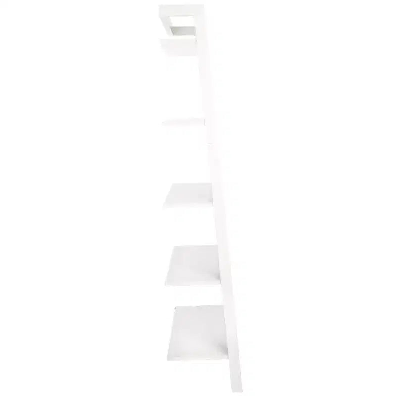 5 Tier Leaning Etagere Bookshelf