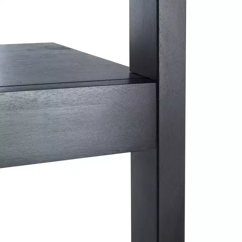 5 Tier Leaning Etagere Bookshelf